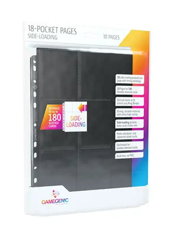 Gamegenic: 18-Pocket Page Side-Loading (10 pages)