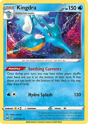 Pokemon TCG: Lost Origin - Kingdra 037/196 Non-Holo