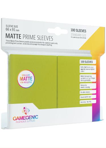 Gamegenic - Matte Prime Sleeves Black